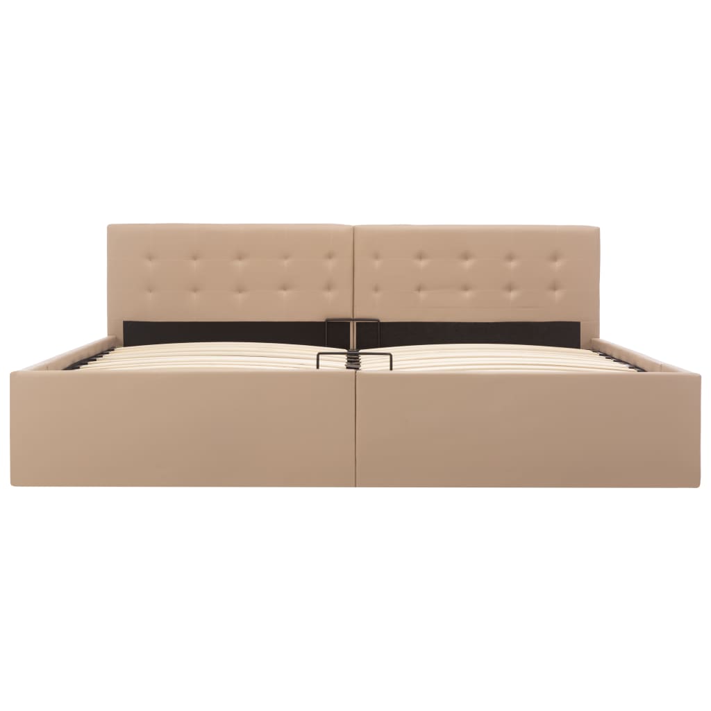 Cadre de lit avec rangement hydraulique Similicuir 180x200 cm - XIOS