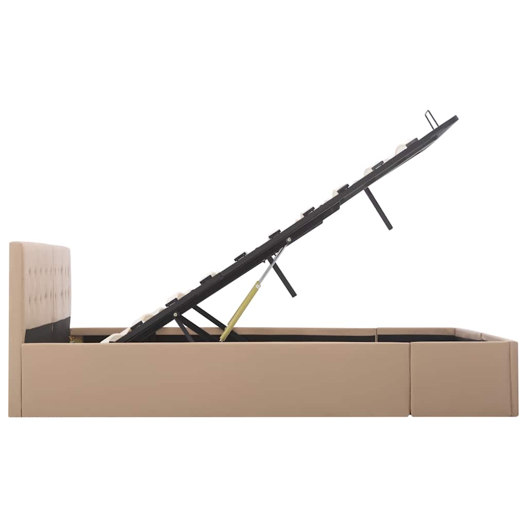 Cadre de lit avec rangement hydraulique Similicuir 180x200 cm - XIOS
