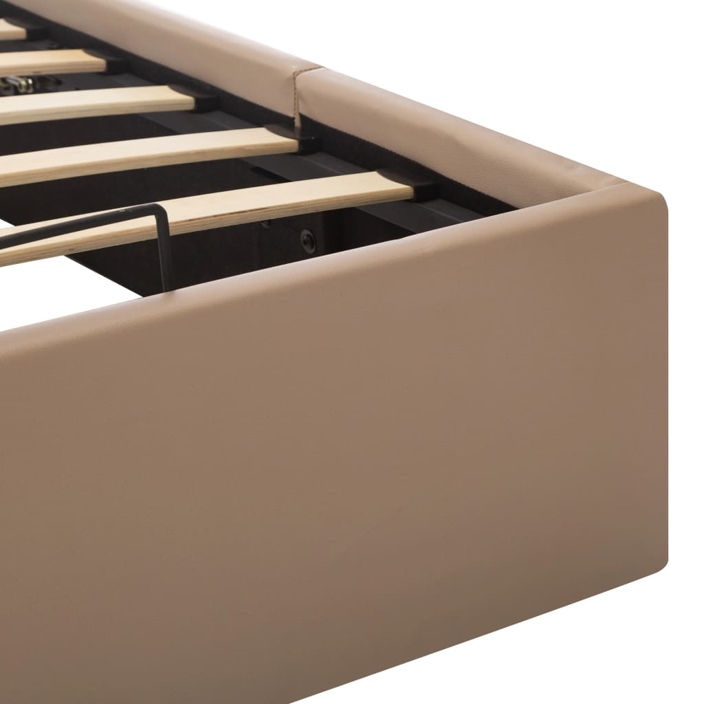 Cadre de lit avec rangement hydraulique Similicuir 180x200 cm - XIOS