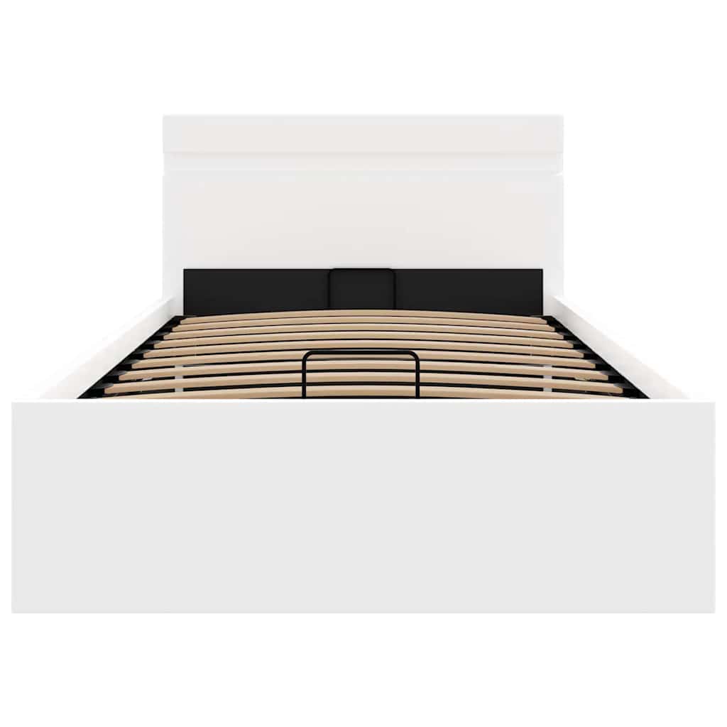 Cadre de lit à rangement hydraulique sans matelas avec LED - XIOS