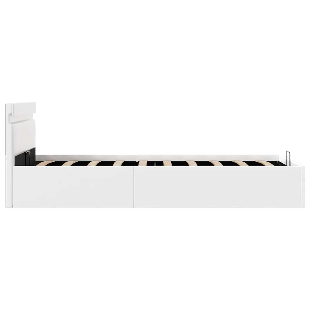 Cadre de lit à rangement hydraulique sans matelas avec LED - XIOS