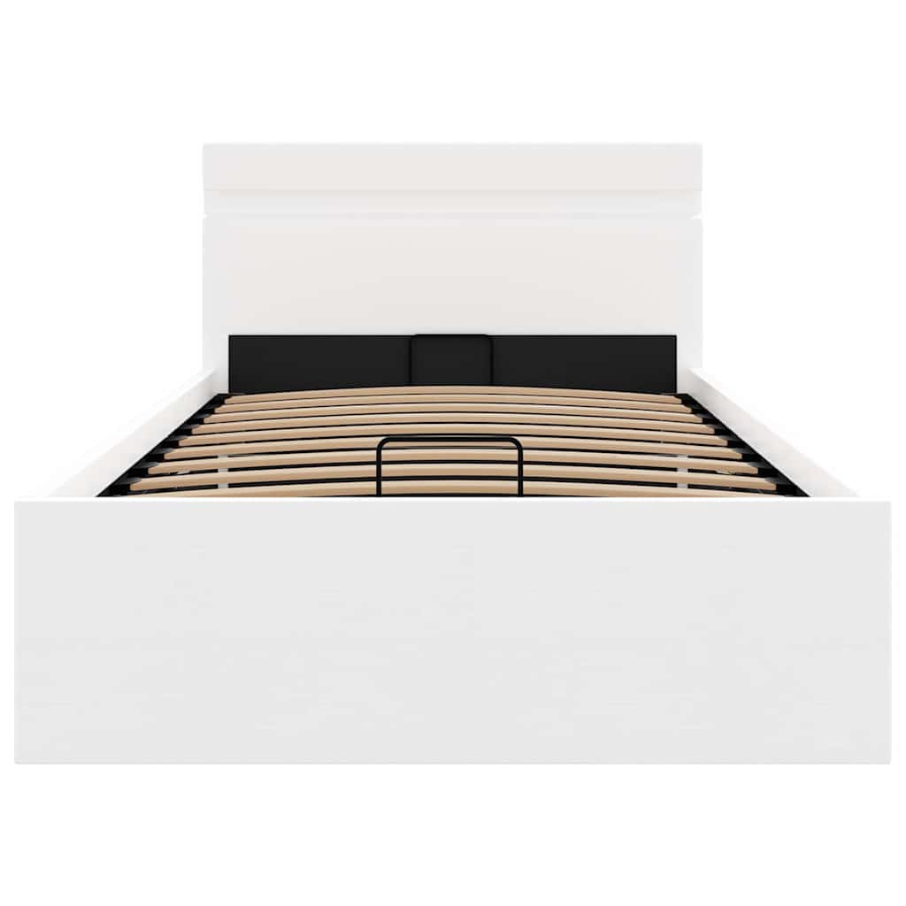 Cadre de lit à rangement hydraulique sans matelas avec LED - XIOS