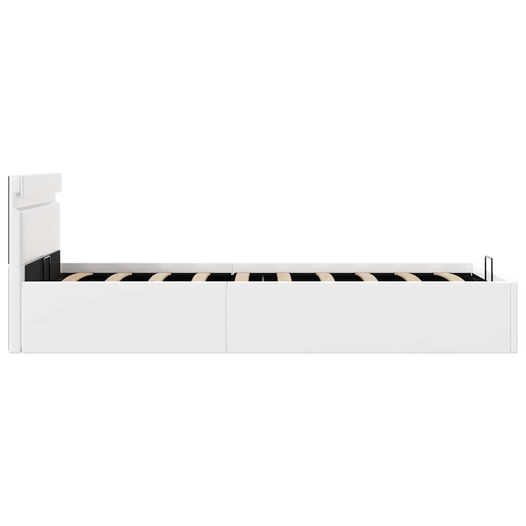 Cadre de lit à rangement hydraulique sans matelas avec LED - XIOS