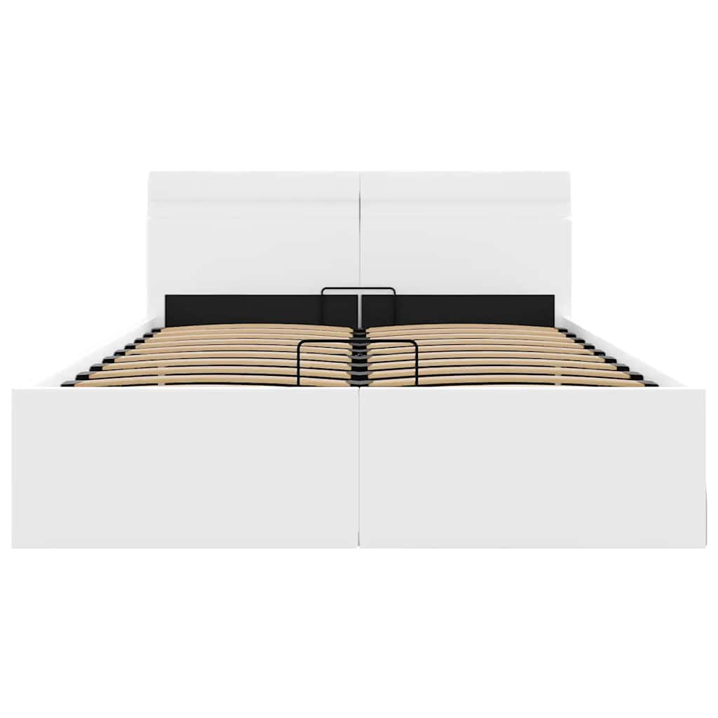 Cadre de lit à rangement hydraulique sans matelas avec LED - XIOS
