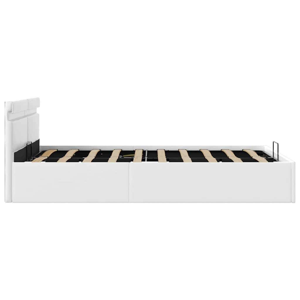 Cadre de lit à rangement hydraulique sans matelas avec LED - XIOS