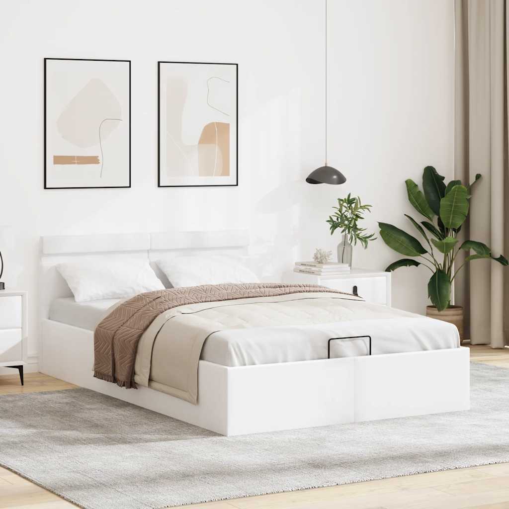 Cadre de lit à rangement hydraulique sans matelas avec LED - XIOS