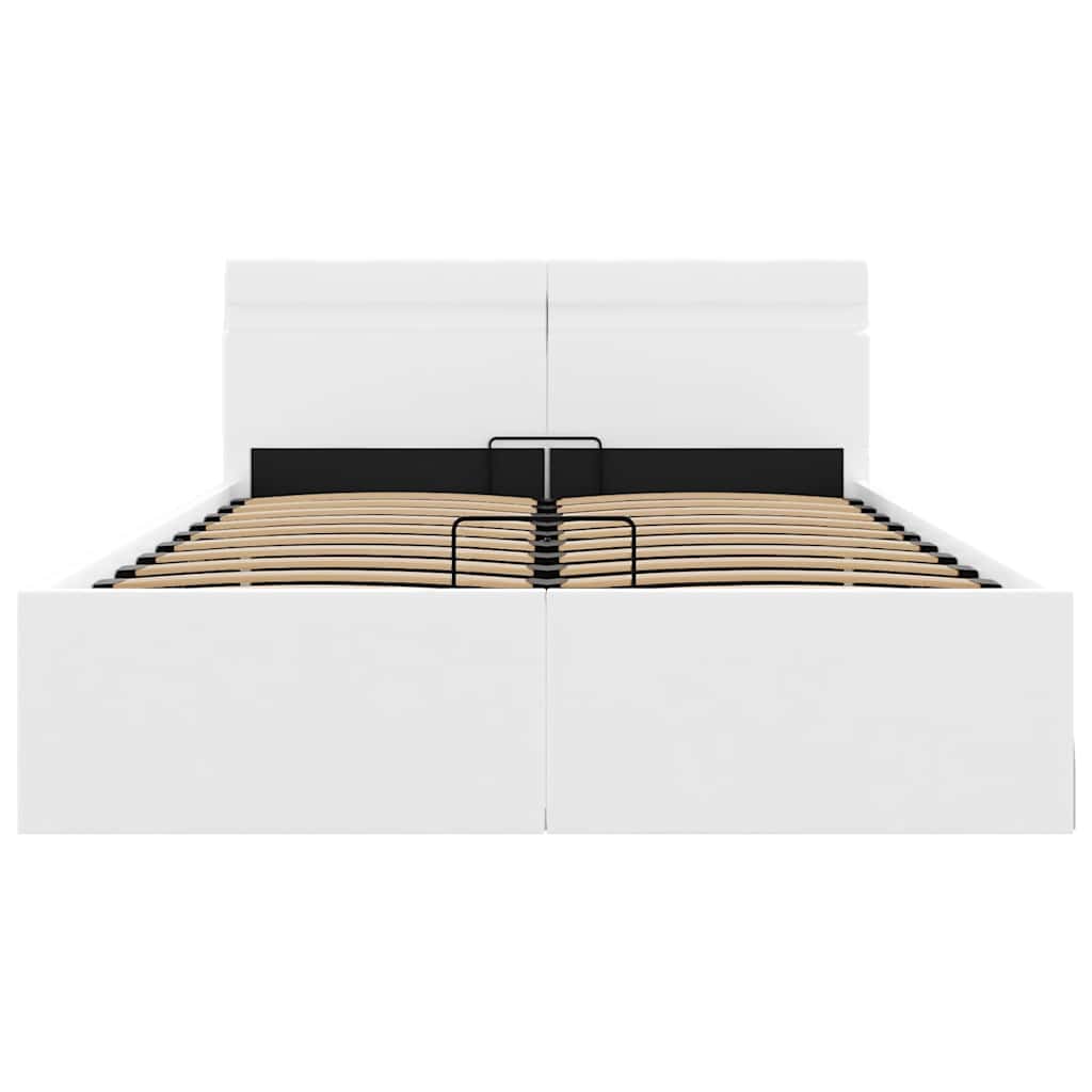 Cadre de lit à rangement hydraulique sans matelas avec LED - XIOS