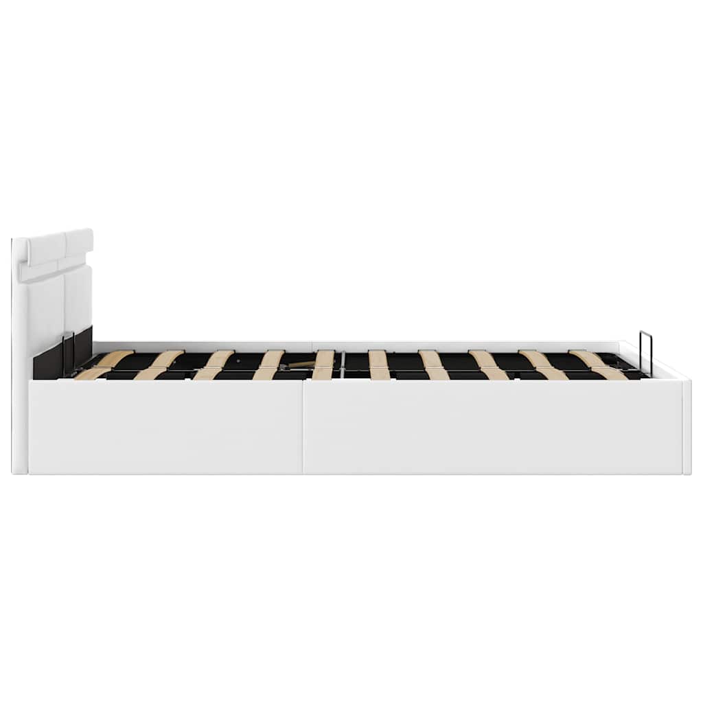 Cadre de lit à rangement hydraulique sans matelas avec LED - XIOS