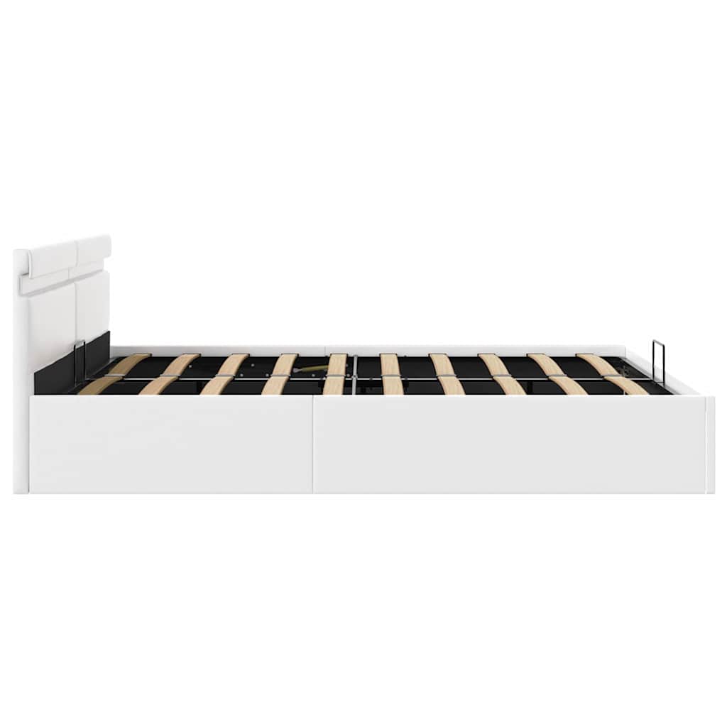 Cadre de lit à rangement hydraulique sans matelas avec LED - XIOS