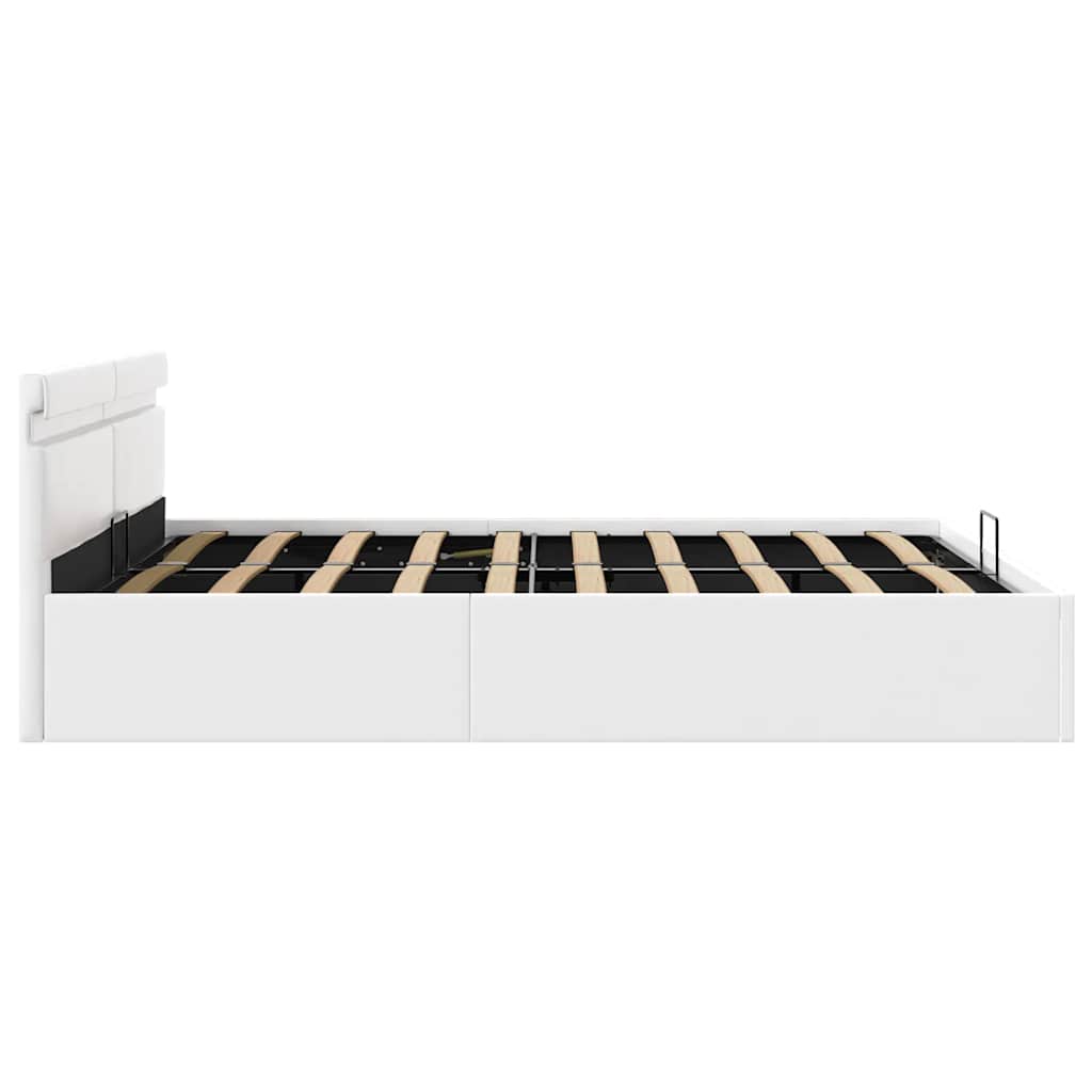 Cadre de lit à rangement hydraulique sans matelas avec LED - XIOS