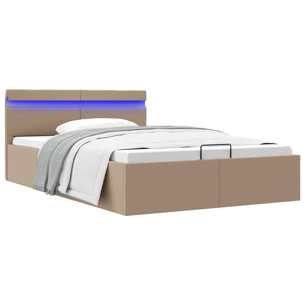 Cadre de lit à rangement hydraulique sans matelas 140x200 cm - XIOS