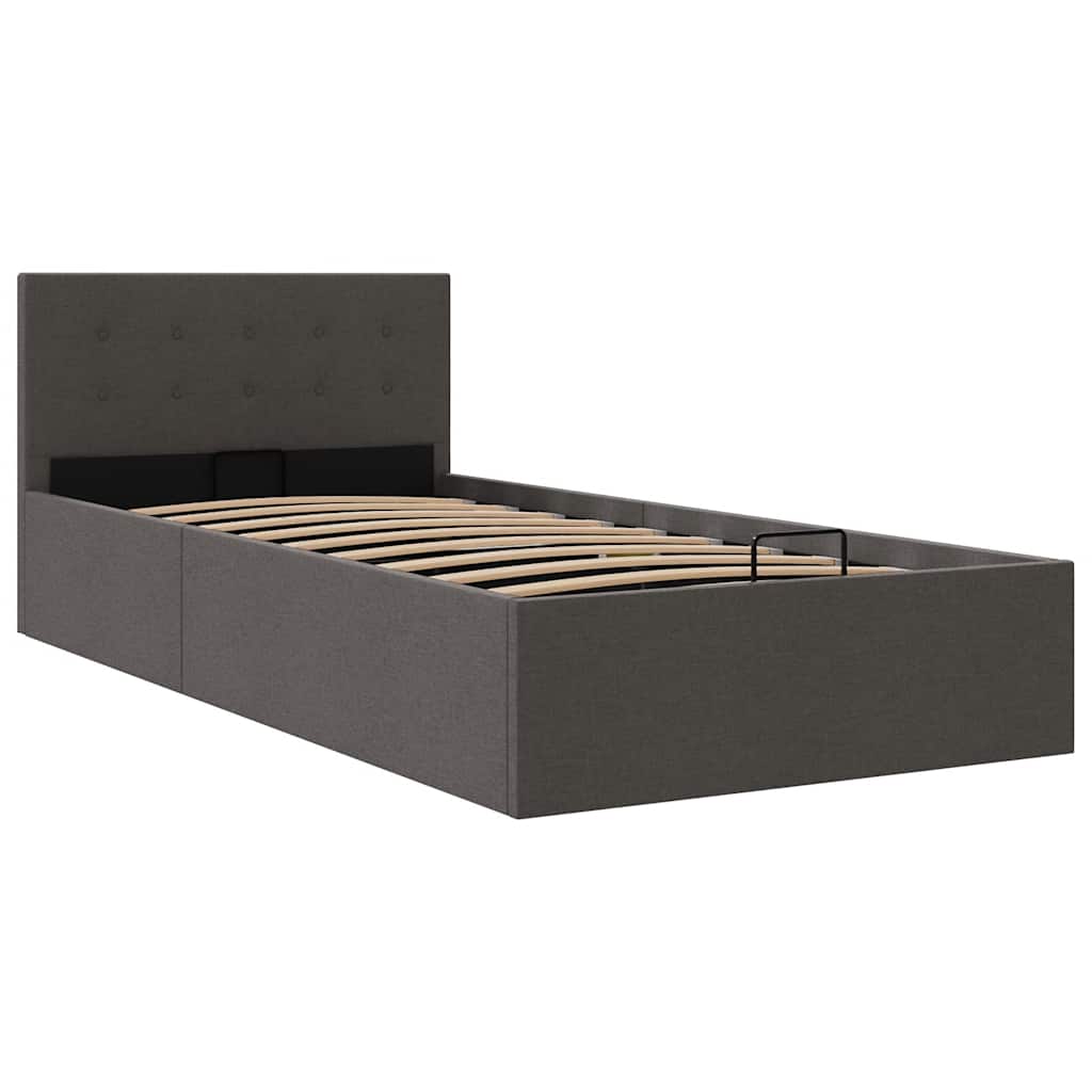 Cadre de lit à rangement hydraulique sans matelas 90x200 cm - XIOS