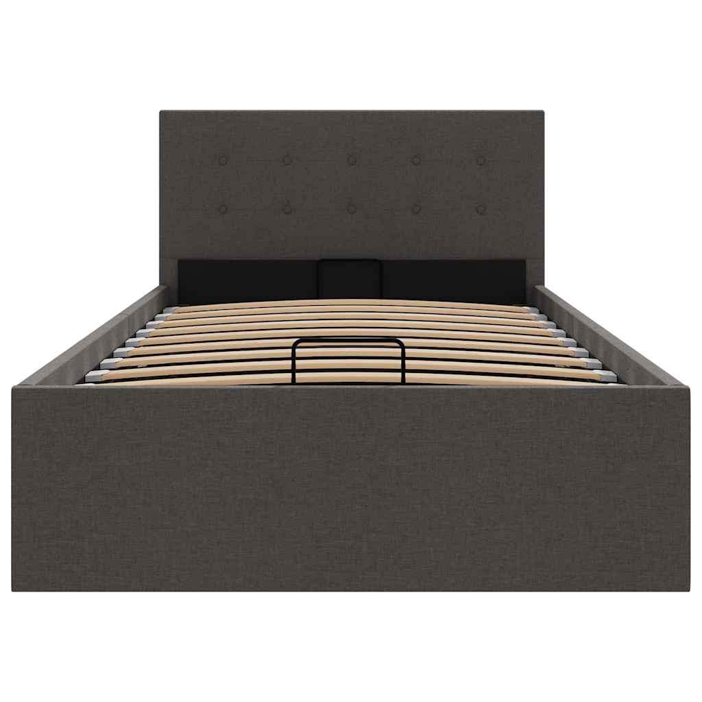 Cadre de lit à rangement hydraulique sans matelas 90x200 cm - XIOS