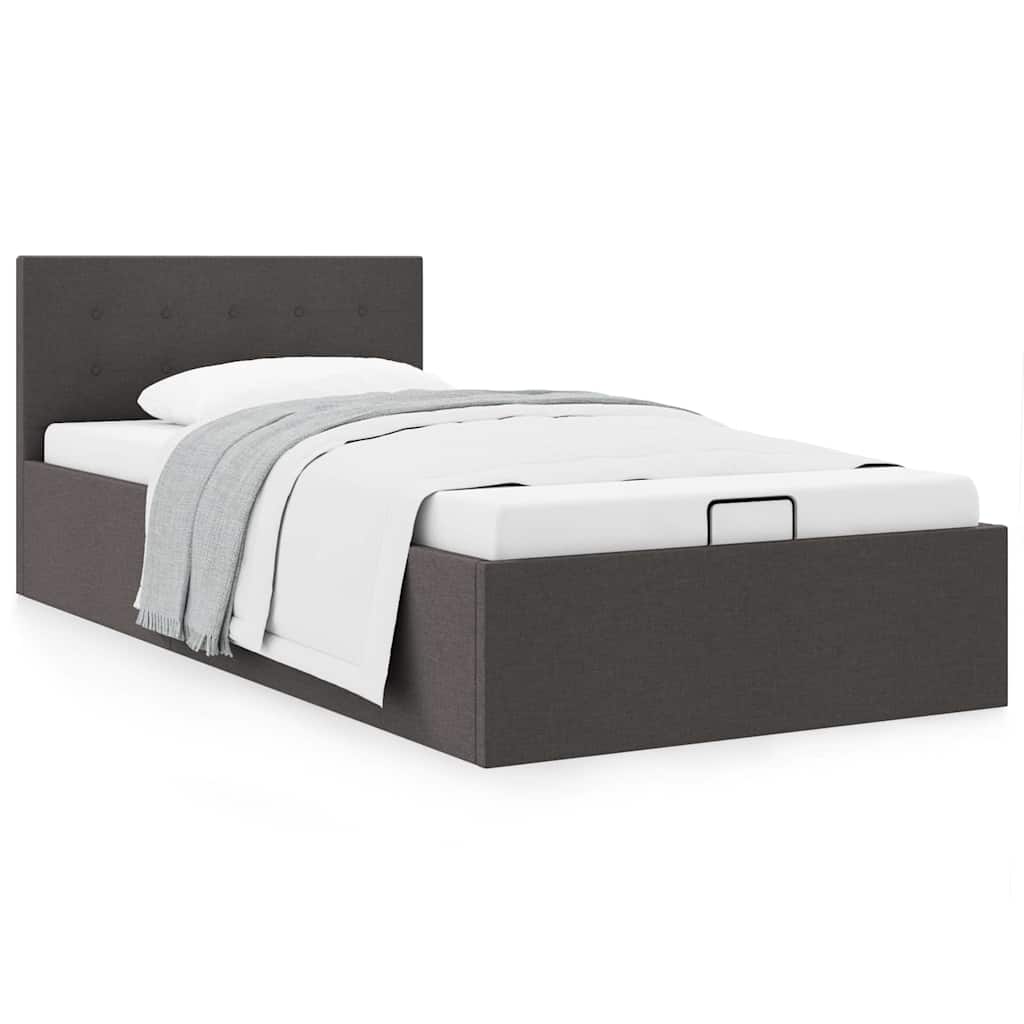 Cadre de lit à rangement hydraulique sans matelas 90x200 cm - XIOS