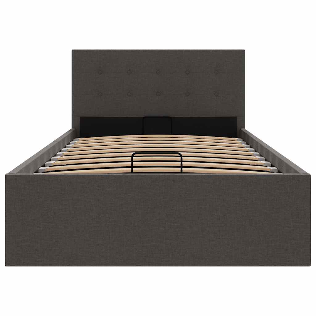 Cadre de lit à rangement hydraulique sans matelas 100x200 cm - XIOS