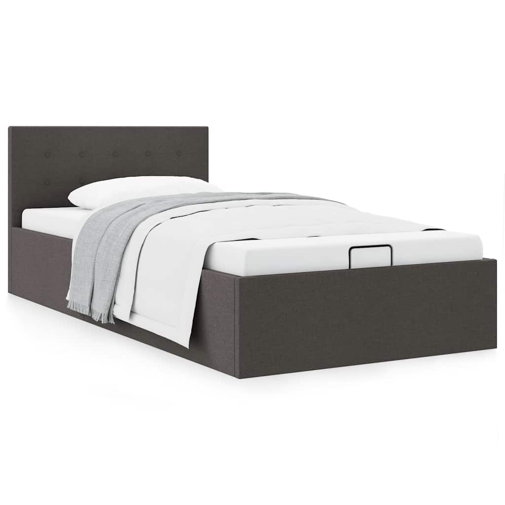 Cadre de lit à rangement hydraulique sans matelas 100x200 cm - XIOS
