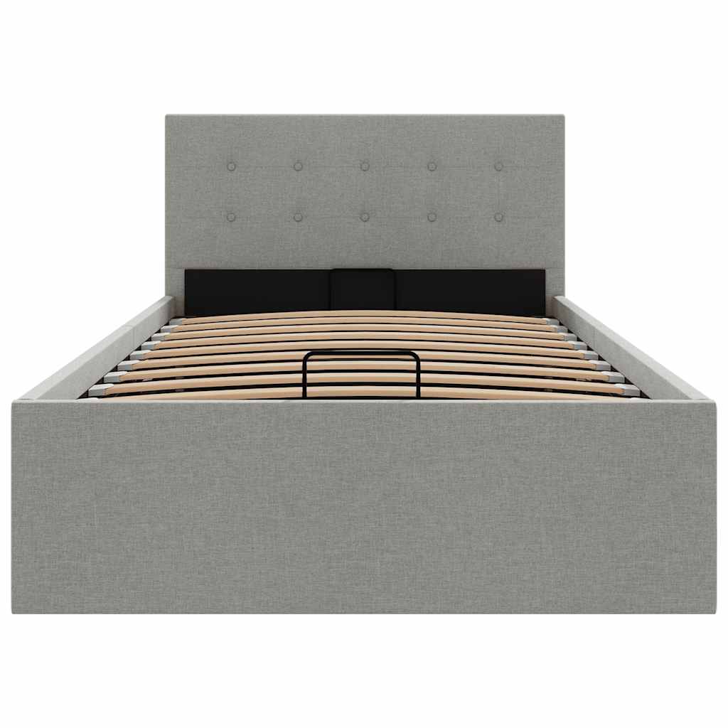 Cadre de lit à rangement hydraulique sans matelas 90x200 cm - XIOS