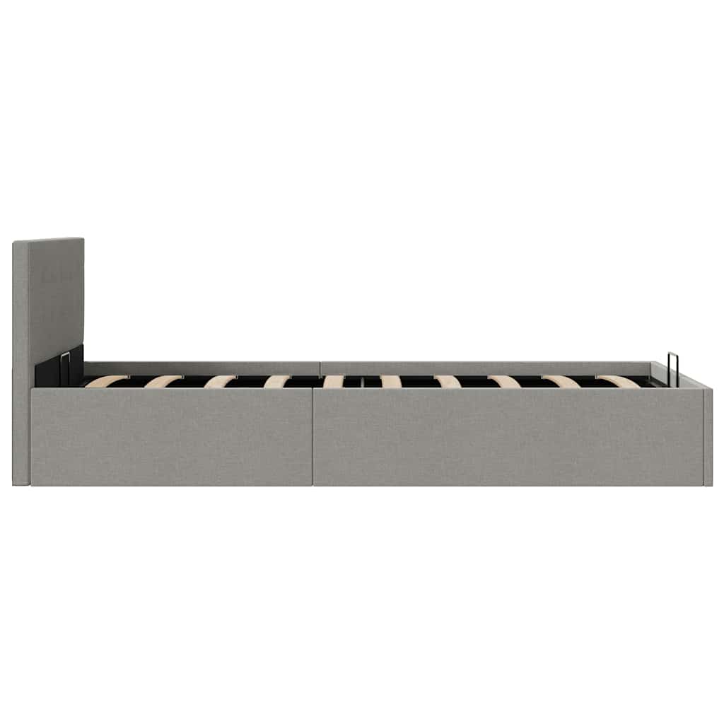 Cadre de lit à rangement hydraulique sans matelas 90x200 cm - XIOS