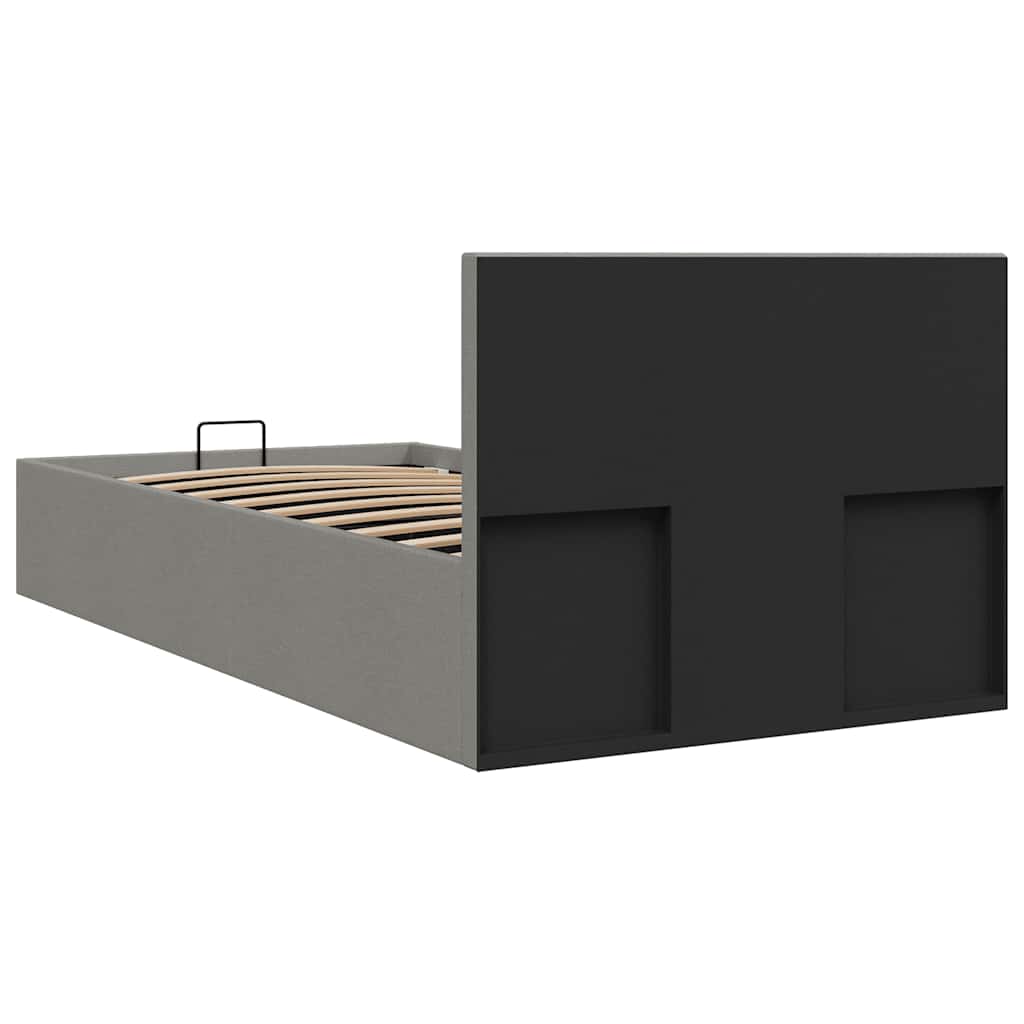 Cadre de lit à rangement hydraulique sans matelas 90x200 cm - XIOS