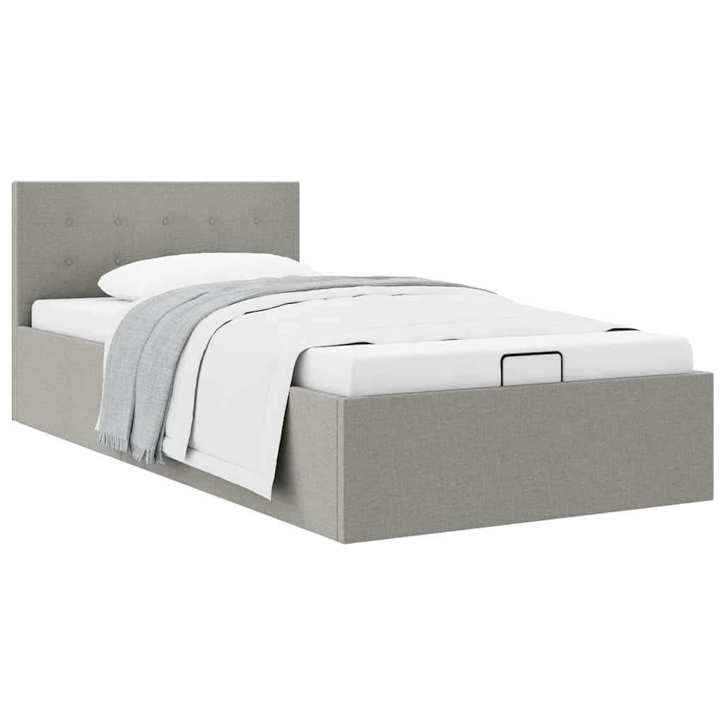 Cadre de lit à rangement hydraulique sans matelas 100x200 cm - XIOS
