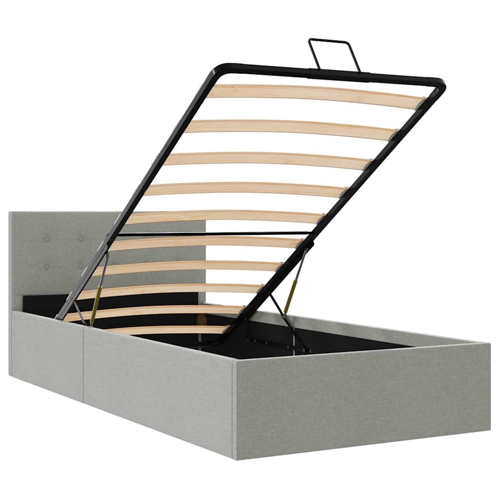 Cadre de lit à rangement hydraulique sans matelas 100x200 cm - XIOS