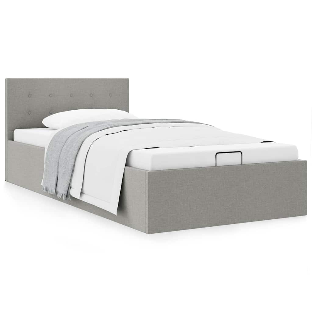 Cadre de lit à rangement hydraulique sans matelas 100x200 cm - XIOS