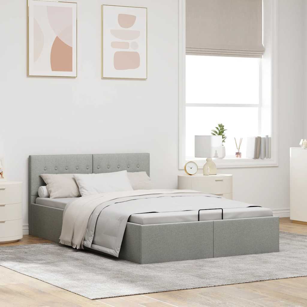 Cadre de lit à rangement hydraulique sans matelas 120x200 cm - XIOS