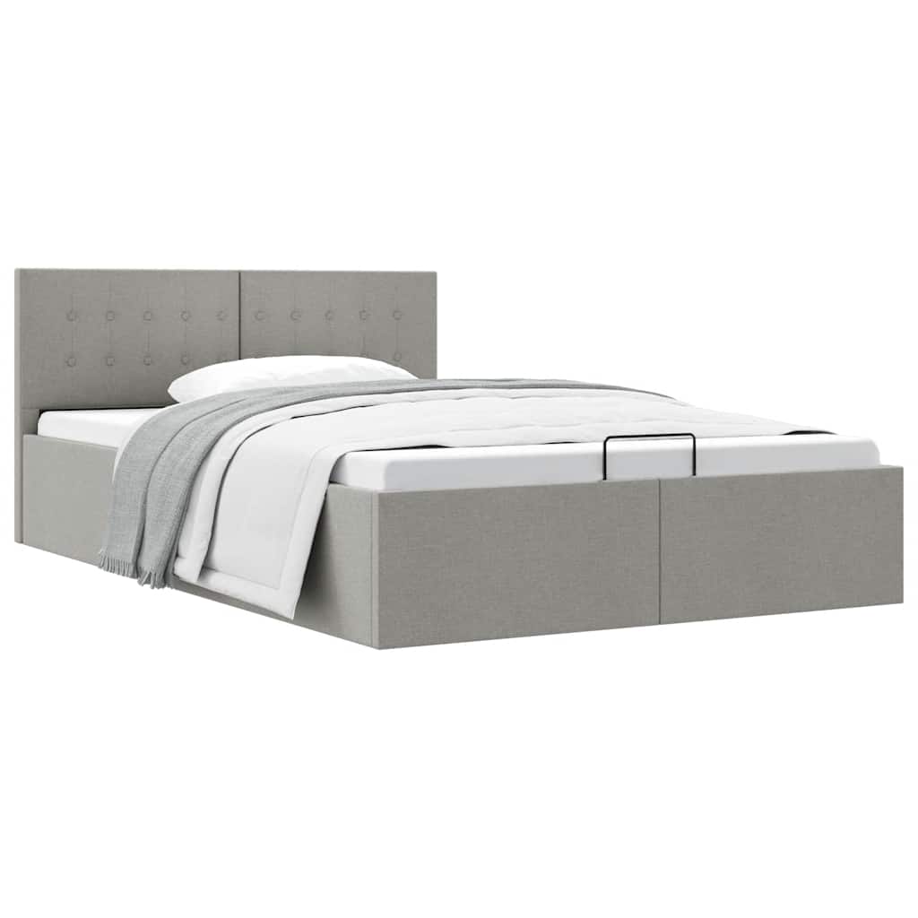 Cadre de lit à rangement hydraulique sans matelas 140x200 cm - XIOS