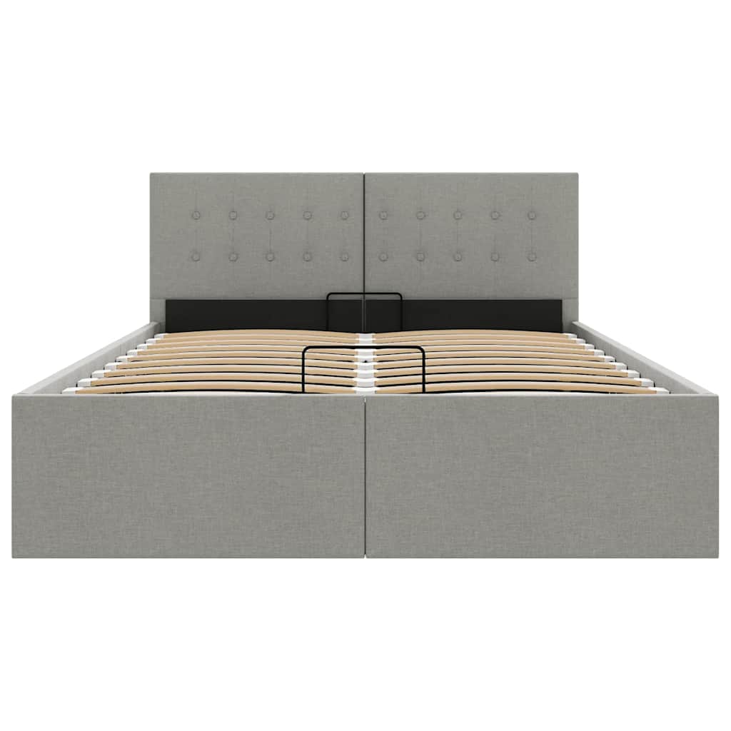 Cadre de lit à rangement hydraulique sans matelas 140x200 cm - XIOS