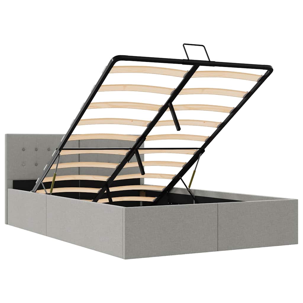 Cadre de lit à rangement hydraulique sans matelas 140x200 cm - XIOS
