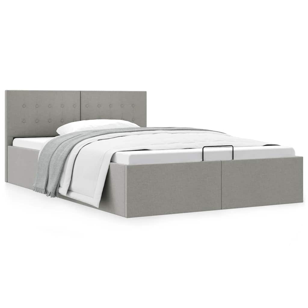 Cadre de lit à rangement hydraulique sans matelas 140x200 cm - XIOS