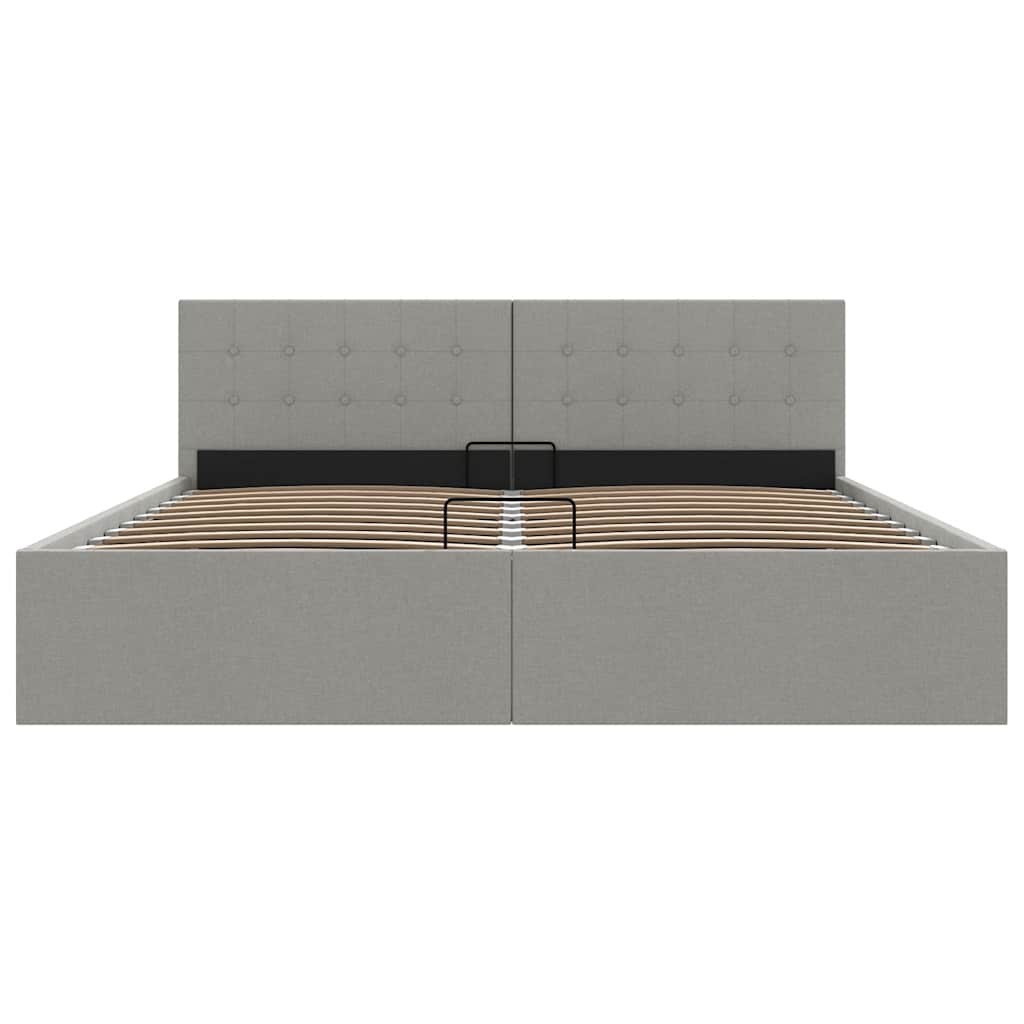 Cadre de lit à rangement hydraulique sans matelas 180x200 cm - XIOS