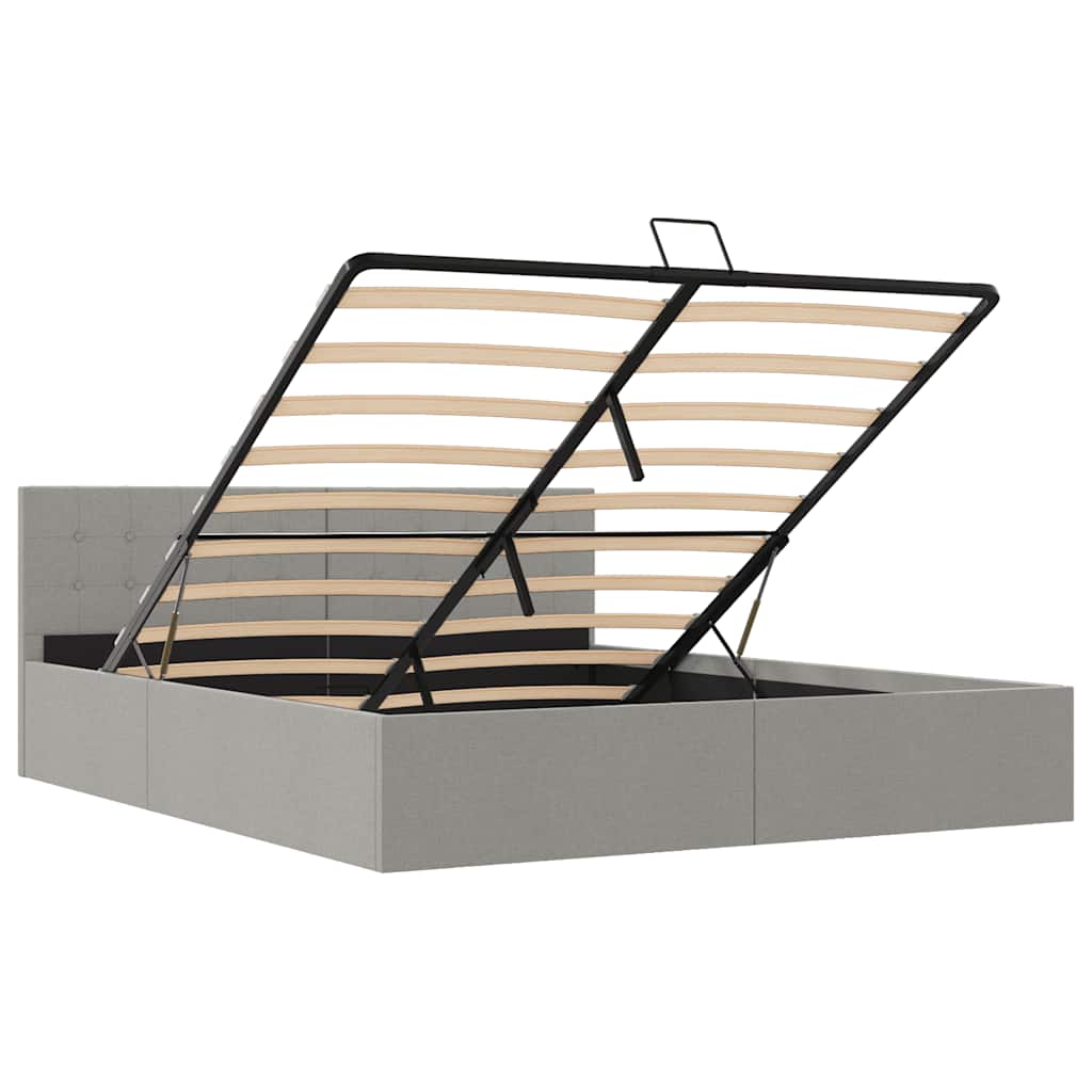 Cadre de lit à rangement hydraulique sans matelas 180x200 cm - XIOS