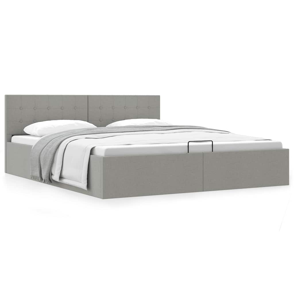 Cadre de lit à rangement hydraulique sans matelas 180x200 cm - XIOS