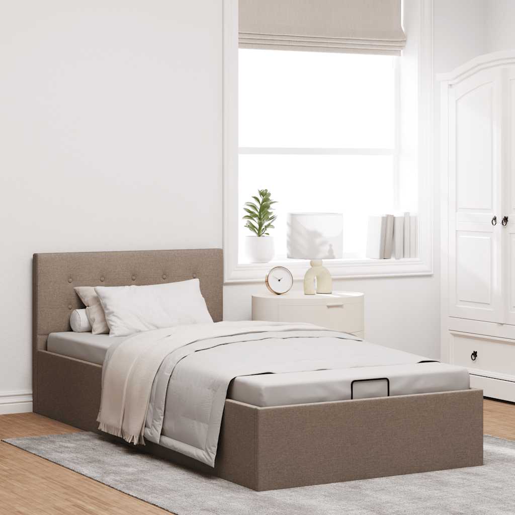 Cadre de lit à rangement hydraulique sans matelas 100x200 cm - XIOS