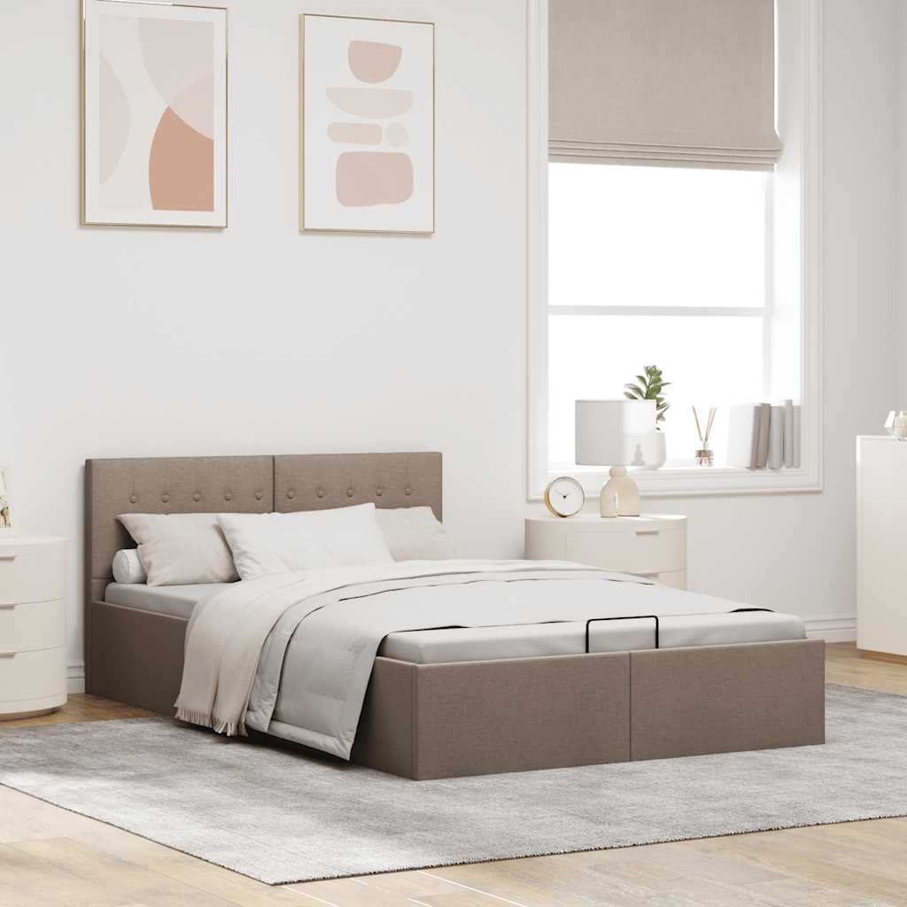 Cadre de lit à rangement hydraulique sans matelas 140x200 cm - XIOS