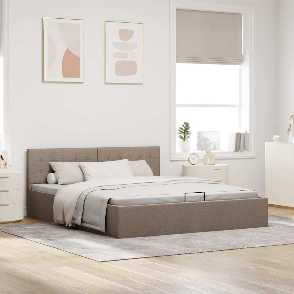 Cadre de lit à rangement hydraulique sans matelas 180x200 cm - XIOS