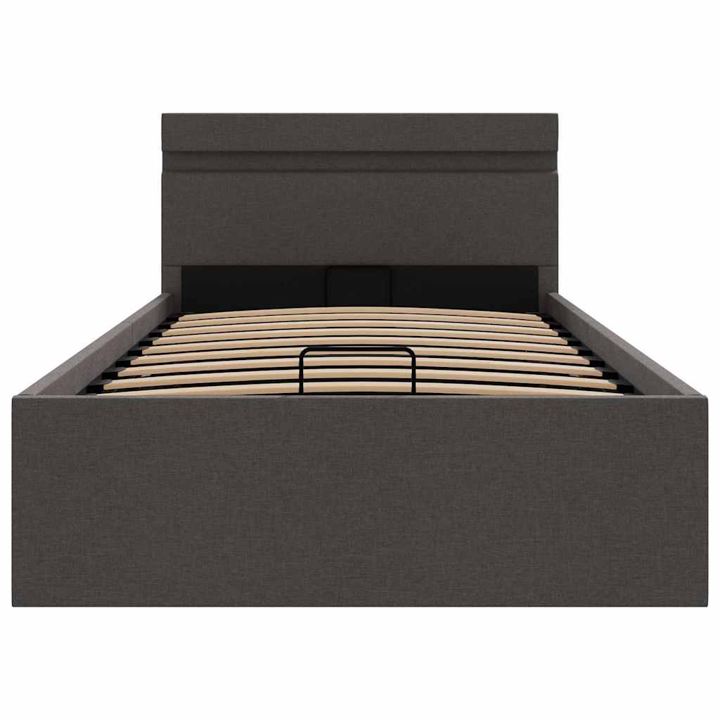 Cadre de lit à rangement hydraulique sans matelas 100x200 cm - XIOS