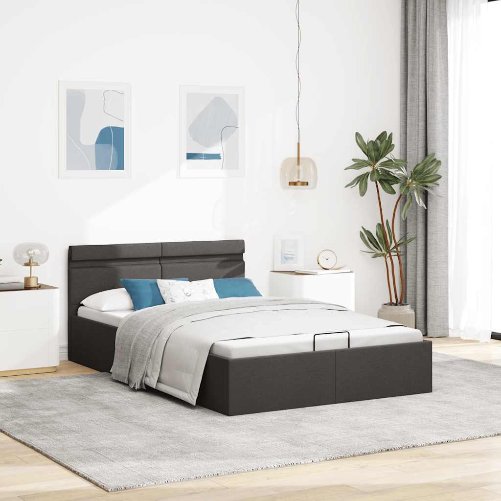 Cadre de lit à rangement hydraulique sans matelas 120x200 cm - XIOS