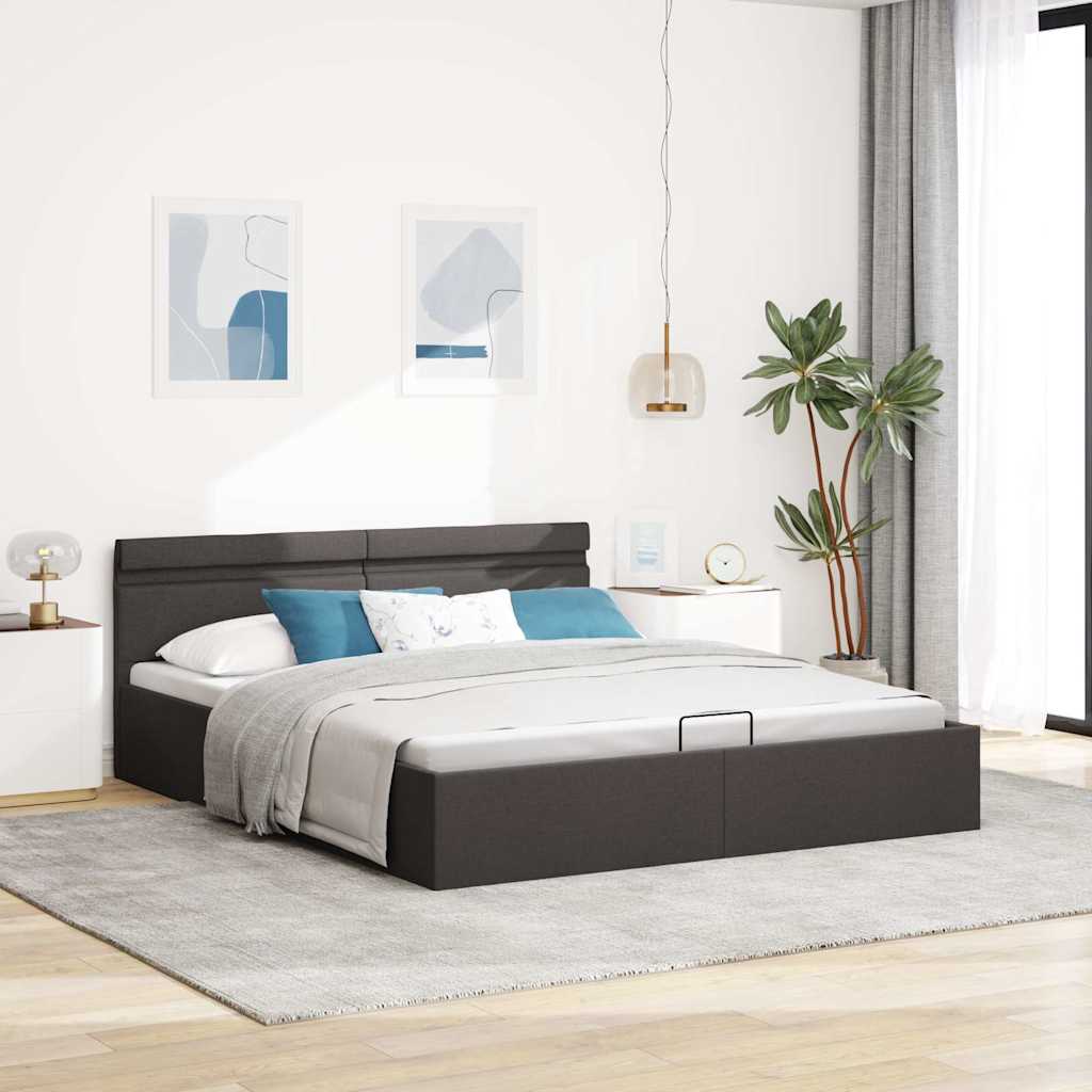 Cadre de lit à rangement hydraulique sans matelas 180x200 cm - XIOS
