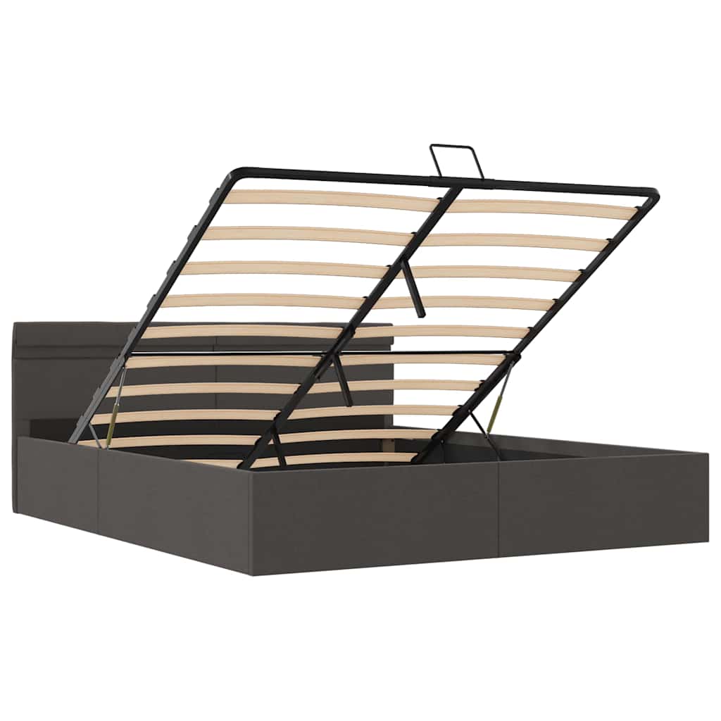 Cadre de lit à rangement hydraulique sans matelas 180x200 cm - XIOS
