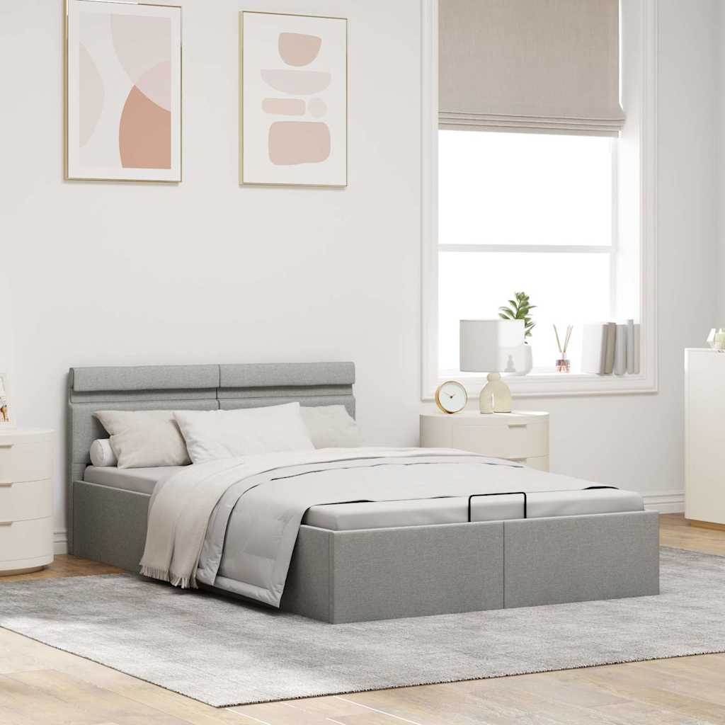 Cadre de lit à rangement hydraulique sans matelas 120x200 cm - XIOS