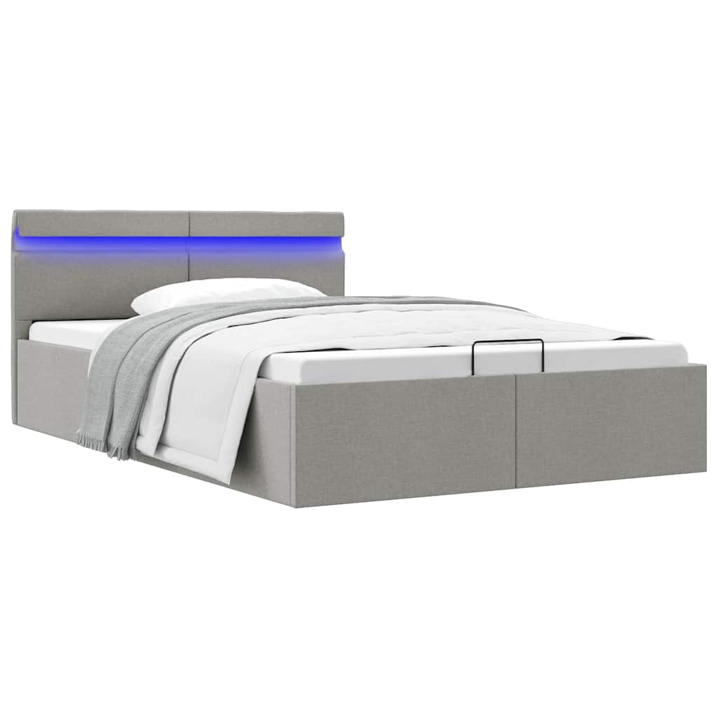 Cadre de lit à rangement hydraulique sans matelas 120x200 cm - XIOS