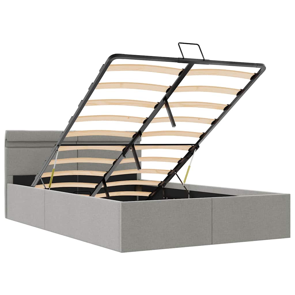 Cadre de lit à rangement hydraulique sans matelas 140x200 cm - XIOS