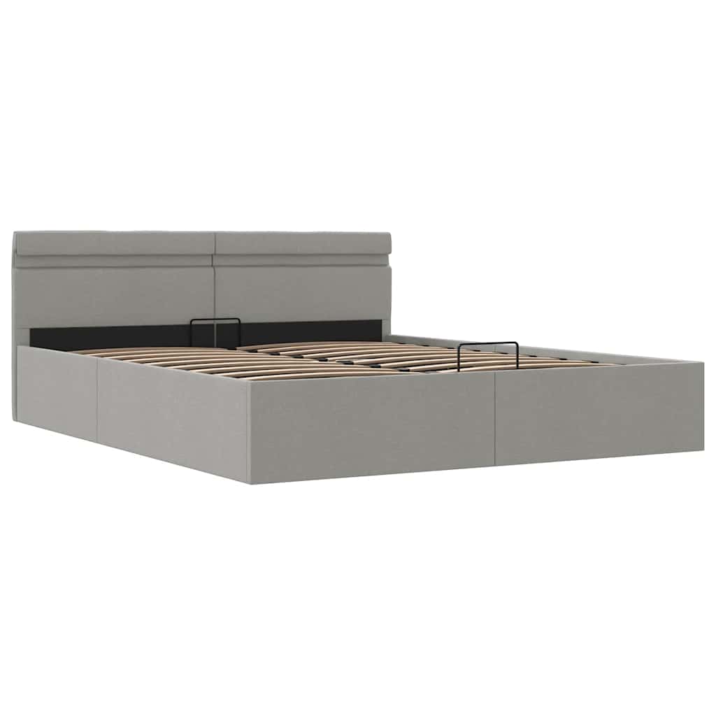 Cadre de lit à rangement hydraulique sans matelas 160x200 cm - XIOS