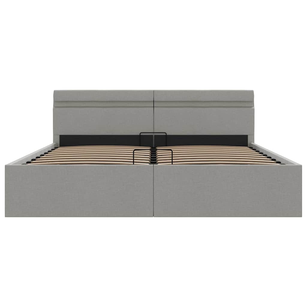 Cadre de lit à rangement hydraulique sans matelas 160x200 cm - XIOS
