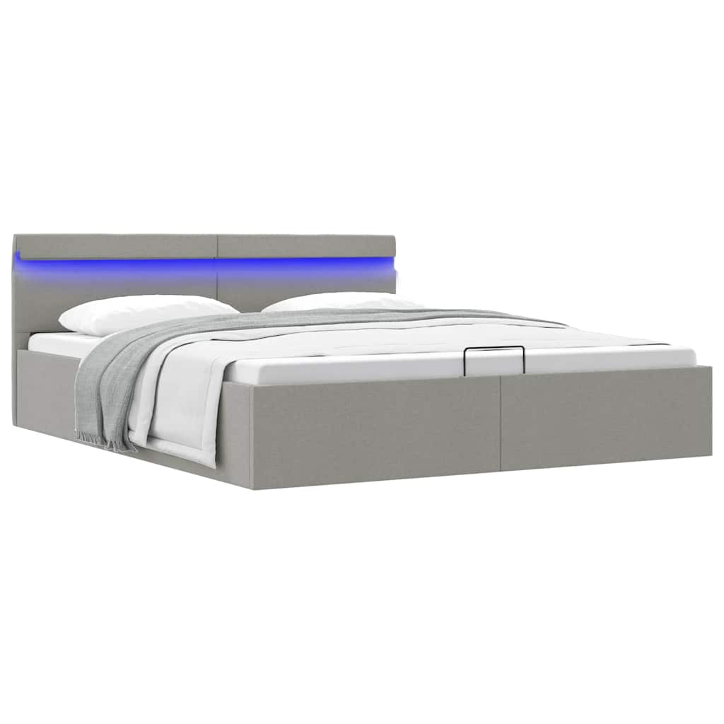 Cadre de lit à rangement hydraulique sans matelas 180x200 cm - XIOS