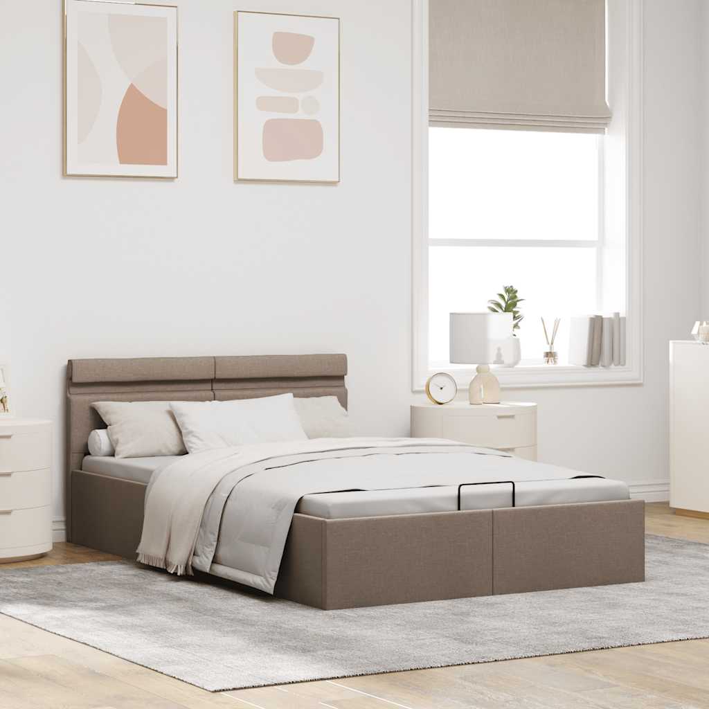 Cadre de lit à rangement hydraulique sans matelas 120x200 cm - XIOS