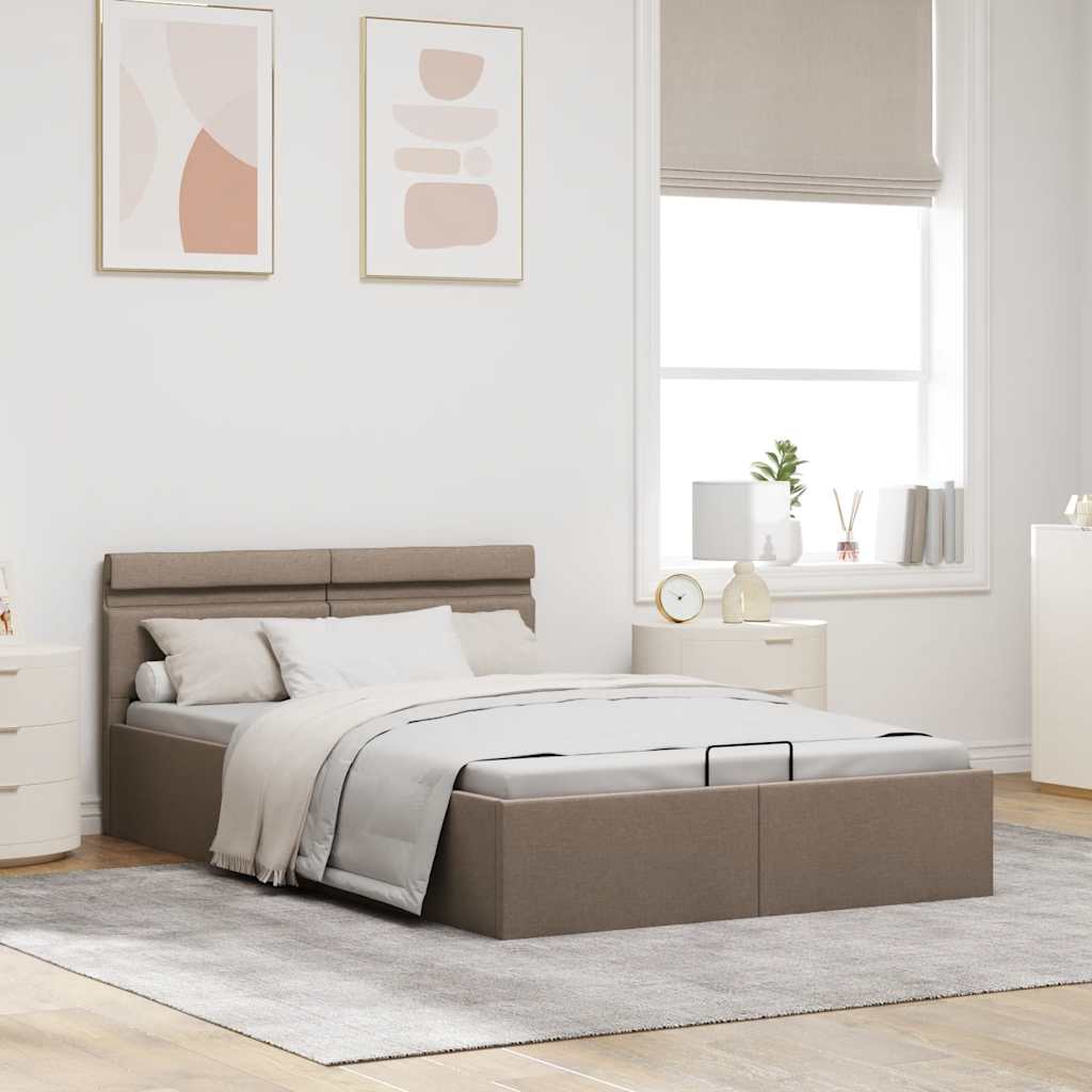 Cadre de lit à rangement hydraulique sans matelas 140x200 cm - XIOS