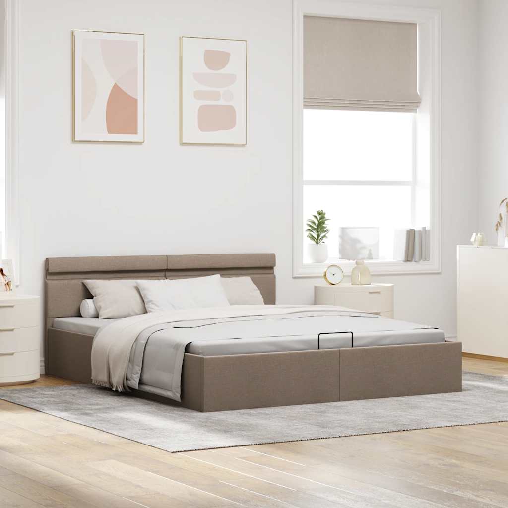 Cadre de lit à rangement hydraulique sans matelas 160x200 cm - XIOS